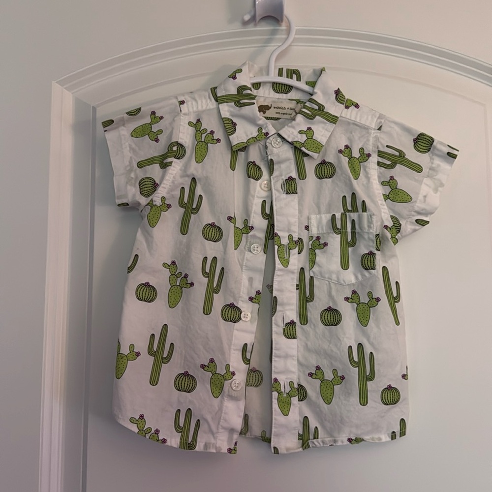 Cactus woven shirt 18-24m